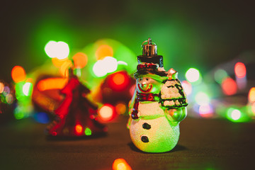 Christmas and New Year decorations and garlands