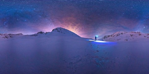 Tatra Mountains HDRI Panorama in winter