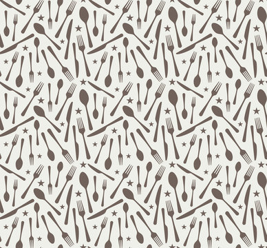 pattern of the flatware