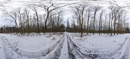 Winter Landscape in HDRI Panorama