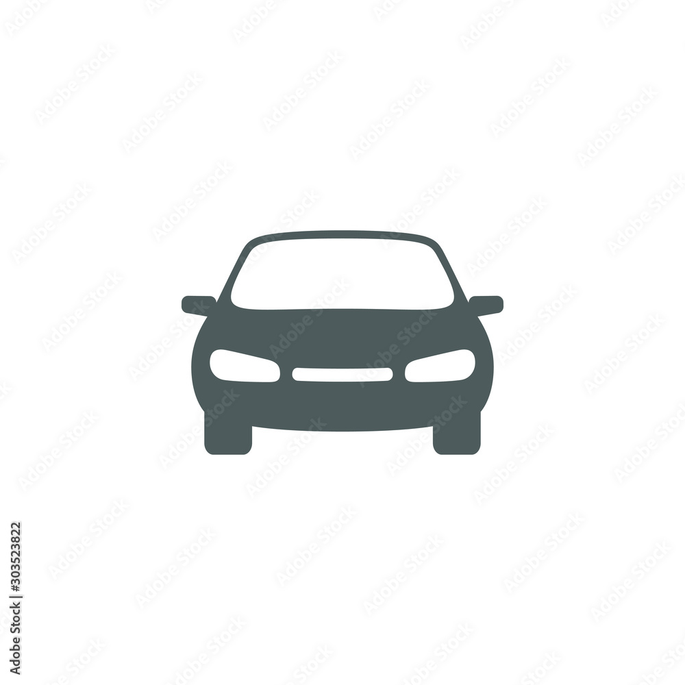 Wall mural Car graphic icon. Auto sign isolated on white background. Vehicle    symbol. Vector illustration - Wall murals