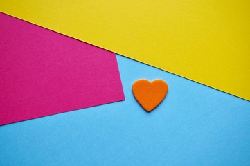 A heart to say I love you, love and colors