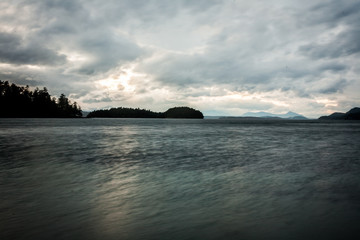 Wind and water in southern gulf islands
