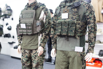 Military body armor. Korean tactical vest