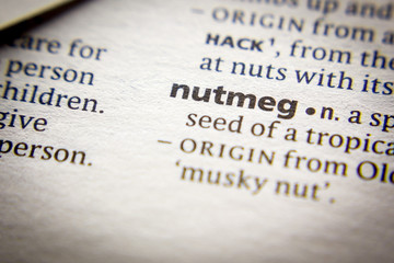 Word or phrase Nutmeg in a dictionary.