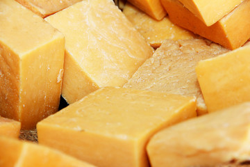 homemade natural oriental yellow olive soap in pieces