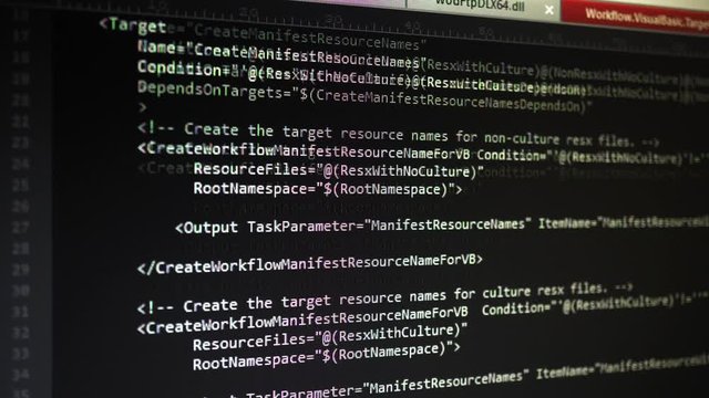 Digital Html Code Background