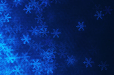 Happy holidays background with snowflakes.