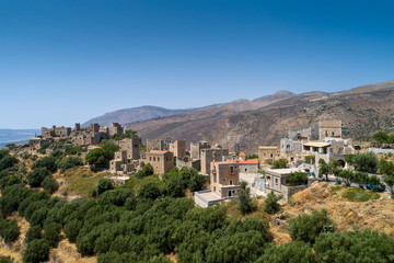 Vathia the impressive traditional village of Mani with the characteristic tower houses