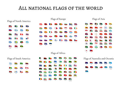 All official national flags of the world .