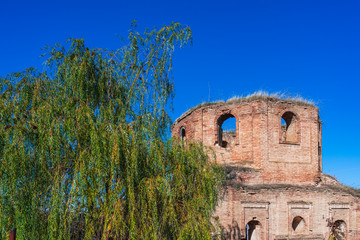 Remains of the ancient Albanian church Kilwar in the Gilavar village, built in the 17th century