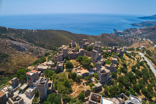 Vathia the impressive traditional village of Mani with the characteristic tower houses