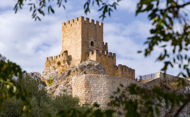 Castle ruins in Zuheros, Cordoba, Spain
