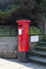 red post box