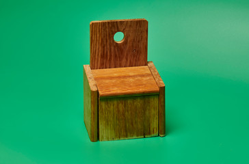 Still life wooden kitchen box