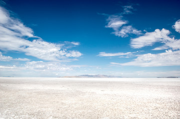 Fototapeta na wymiar The Great Salt Lake. U.S.A. State of Utah