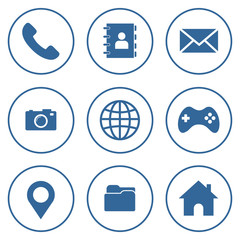 website icon set vector design symbol