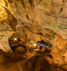 Obraz premium Deep colored cave