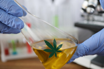 Cannabis drug test in lab