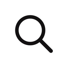 Search vector icon, simple sign for web site and mobile app.