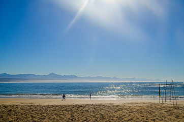 Beach in the sunset at Plettenberg bay, South Africa 