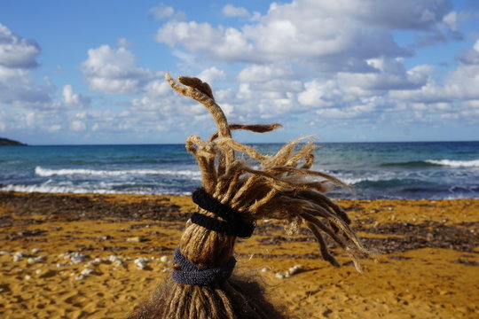 Dreadlocks, Hair Wisp At The Blue, Cloudy Sky, Characteristic Hairstyle