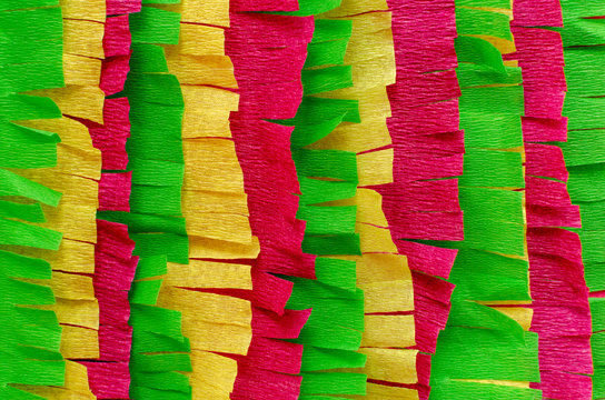 process of pinata creation: cut paper © Alex_Zh