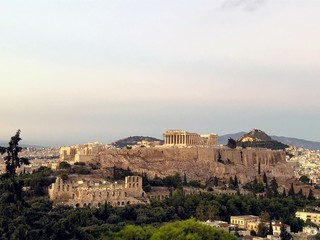 Fototapeta na wymiar Parthenon of Acropolis, Athens, Greece