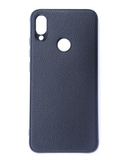 black leather smart phone case