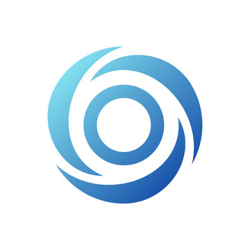 Turbine Circle Logo Design Concept Vector. Vortex Logo Template. Icon Symbol. Illustration