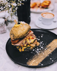 Golden Burger for brunch