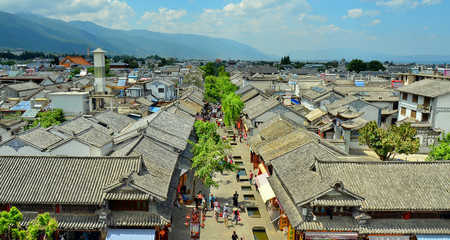 View of Dali ancient city, Yunnan province, China