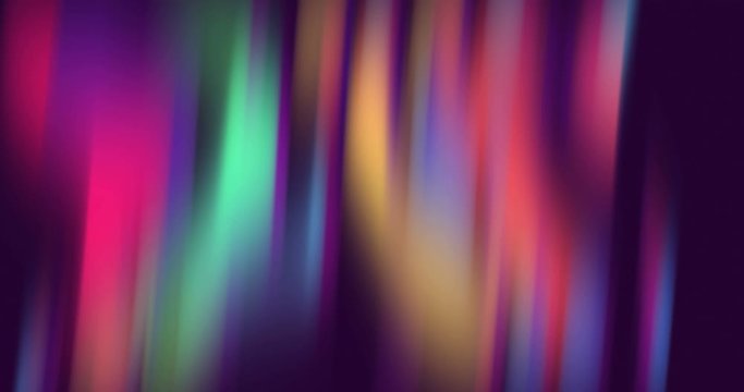 blurred gradient with multicolor stripes moving in a space. backdrop with bright colors as crystal and glass in different colors. Flow and lines blurred