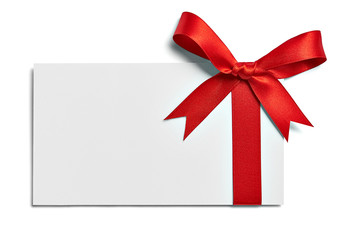 ribbon bow card note chirstmas celebration greeting