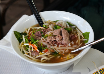 Traditional Vietnamese noodle soups