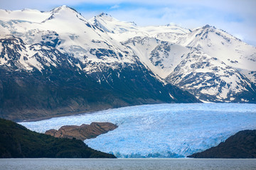 Fototapeta na wymiar Grey Glacier - Torres Del Paine National Park - Patagonia - Chile