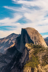 Half Dome , montagne à Yosemite NP , Californie , États-Unis