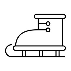 snow skate sport isolated icon