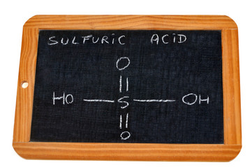 Chemical formula of sulfuric acid