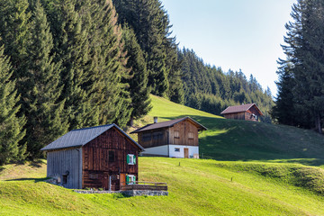 Frühlingshafte Alpenlandschaft