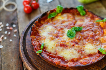 homemade sausage and cheese pie
