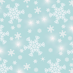 Christmas background with snowflakes