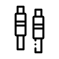 Bails Icon Vector. Outline Bails Sign. Isolated Contour Symbol Illustration