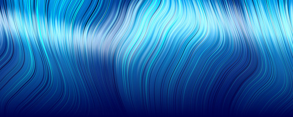 Wavy blue hair background