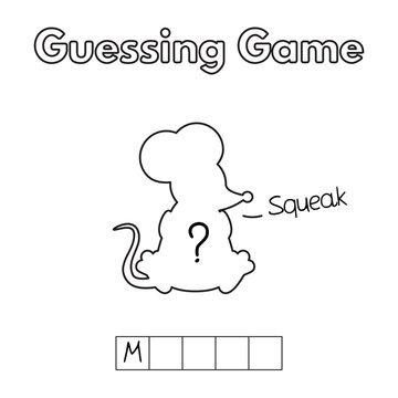 Cartoon Mouse Guessing Game