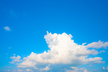 Naklejka na ściany i meble blue sky and white cloud.