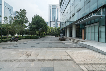 Modern urban architecture in high tech park, Chongqing, China
