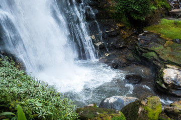 Wachirathan Waterfall at Doi Inthanon National Park, Mae Chaem District, Chiang Mai Province, Thailand