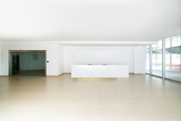 Office entrance reception hall interior space