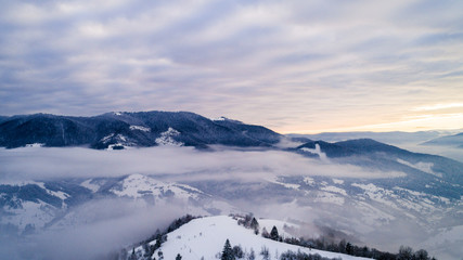 Obraz premium Beautiful bewitching view of mountains and rocks